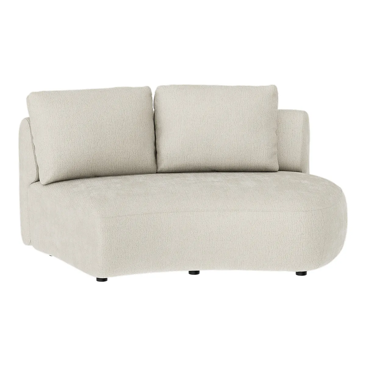 Dixon 2-sits sektion höger Firenze cream