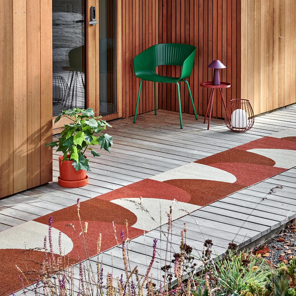 Hill matta Brick/Rust/Cream 70 x 180cm