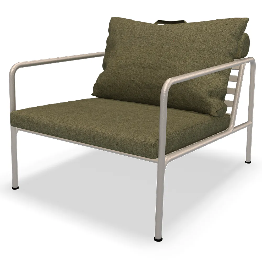 Avon Fåtölj Moss/White