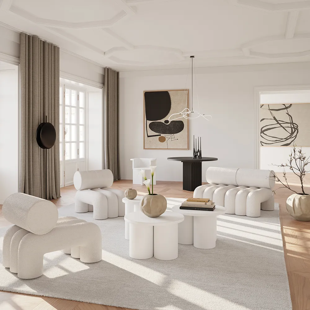 Foku Fåtölj - Off White