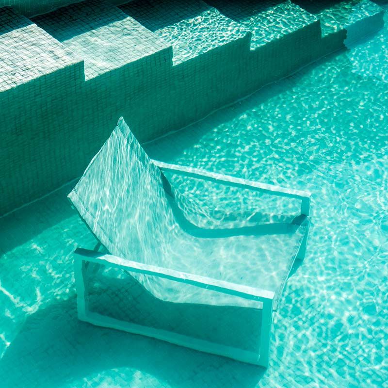 Vevi fåtölj vit/vit 