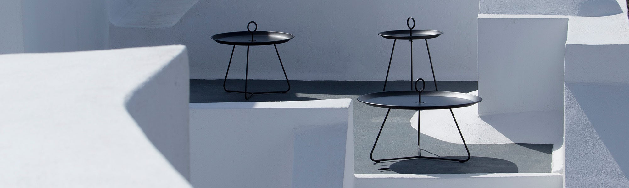 Eyelet sidobord 70 cm Midnight blue