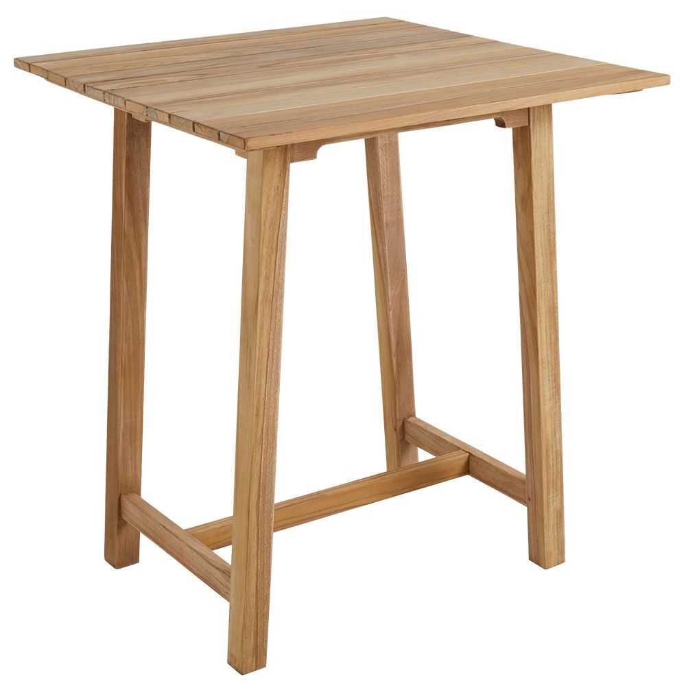 Keros barbord 80x80 cm natur teak 