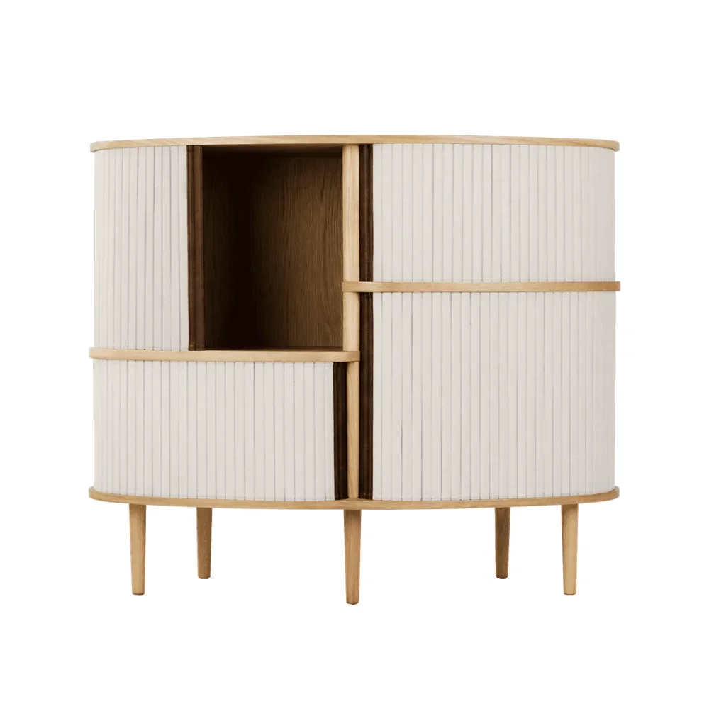 Audacious Highboard Skåp Ek/White Sands