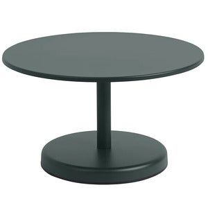 Linear Steel Soffbord Ø70 cm Dark Green 