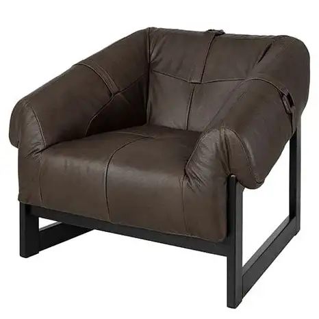 Loungefåtölj Lee brun