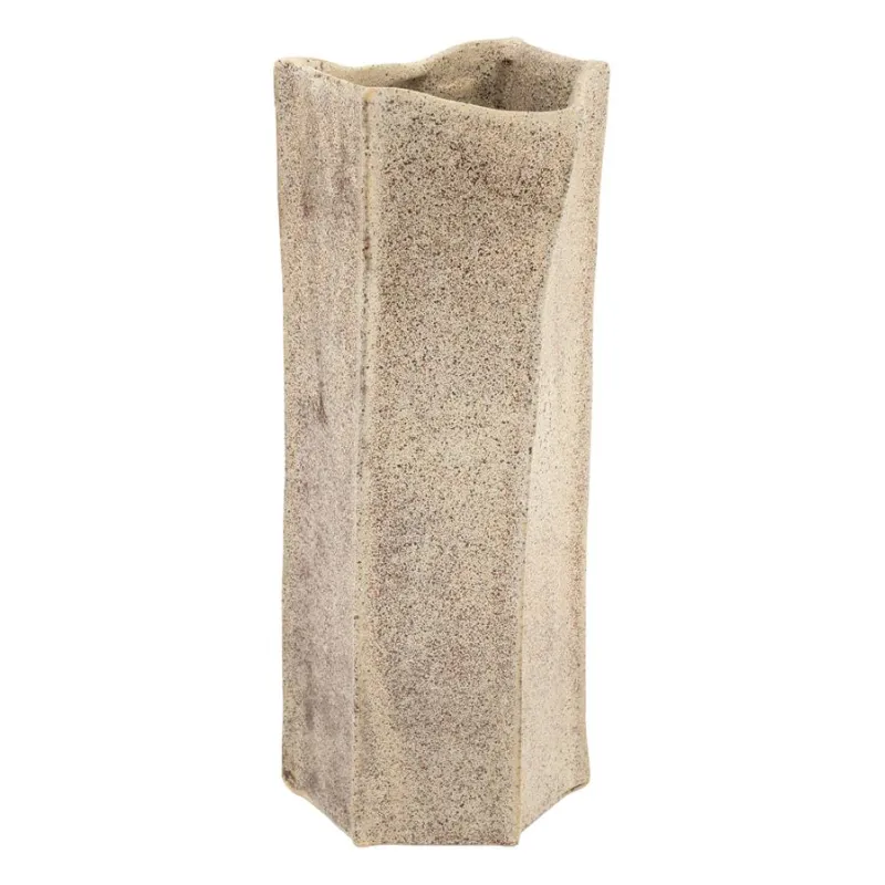 Kai large 14x13x33 cm Stengods Brun
