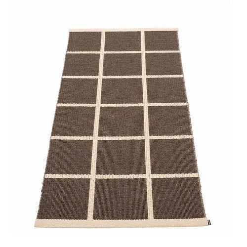 Vävd Matta Criss Dark Brown 70x150 cm