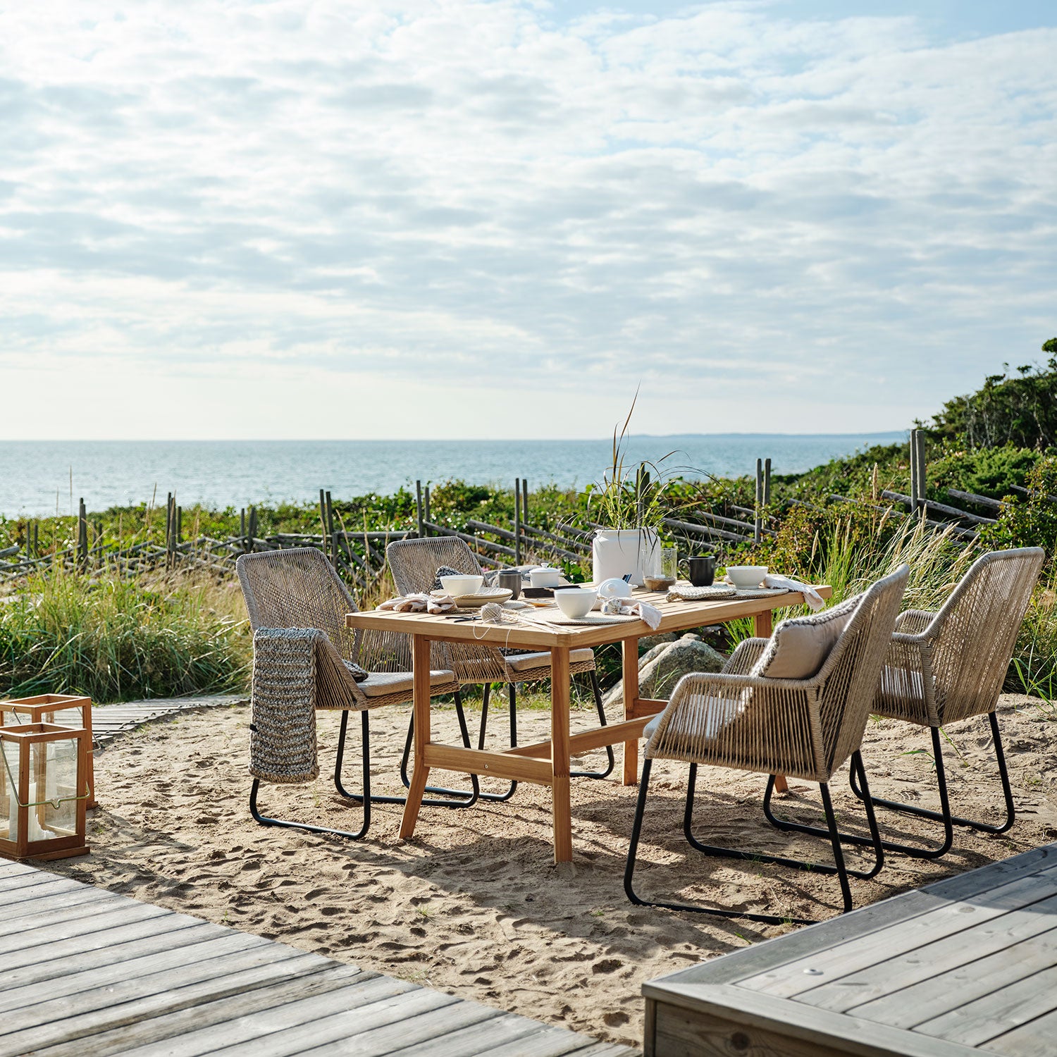 Kornell matbord 90x150 cm natur teak 