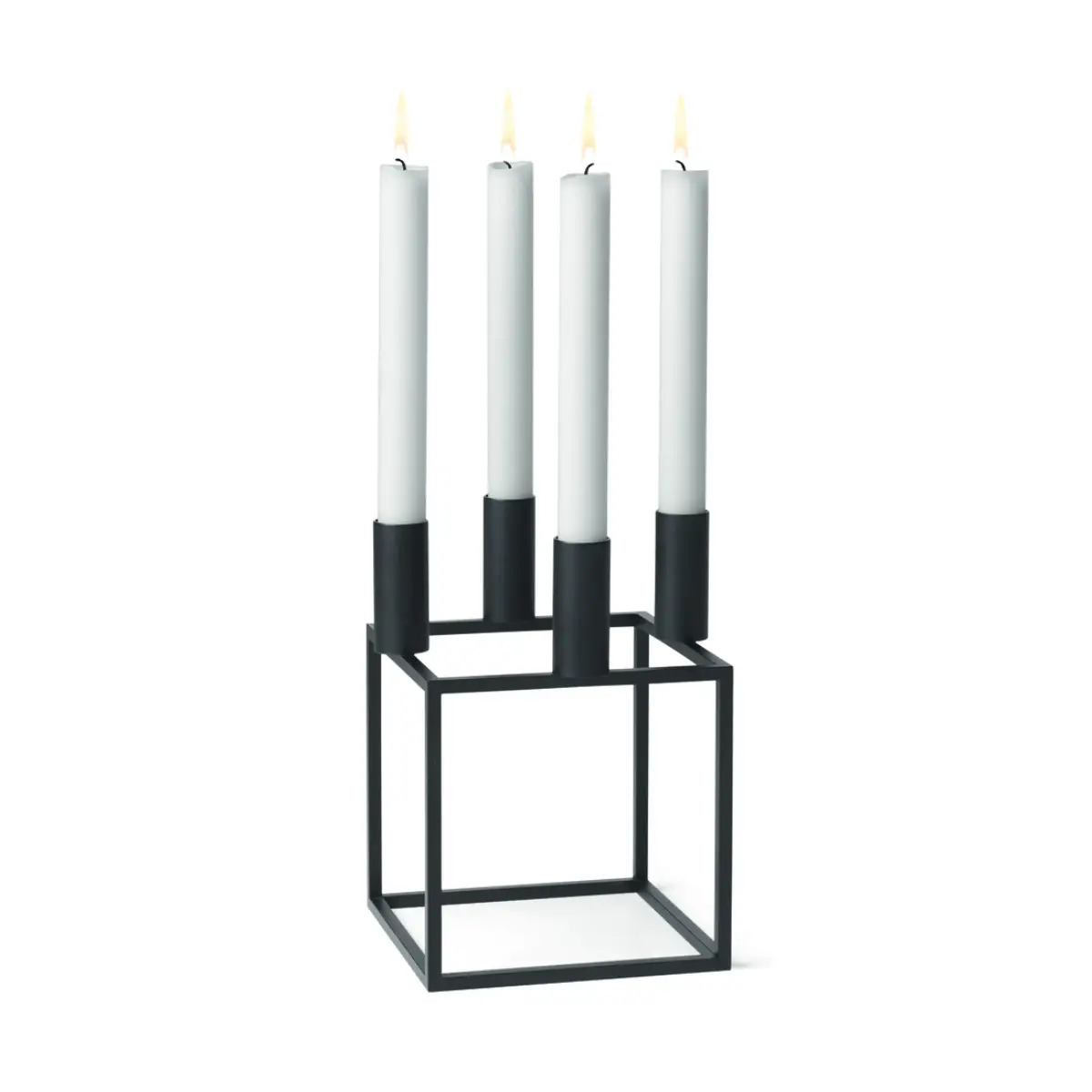 Kubus Ljusstake Kubus 4 - Svart