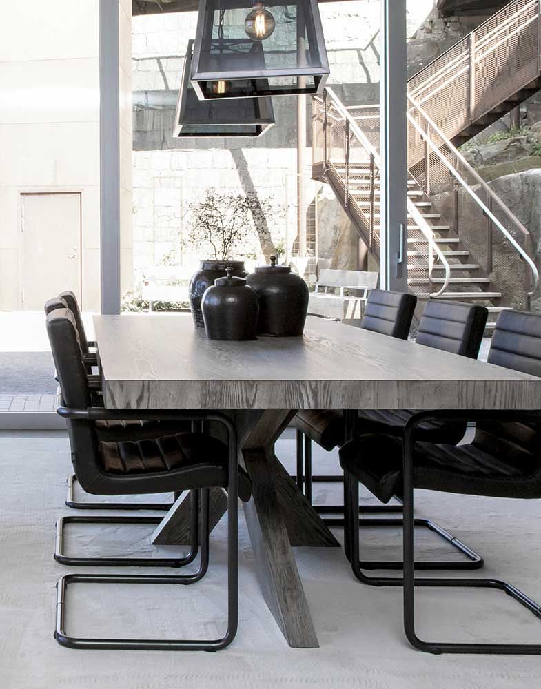 Hunter Matbord 240X110 Cm Antikgrå