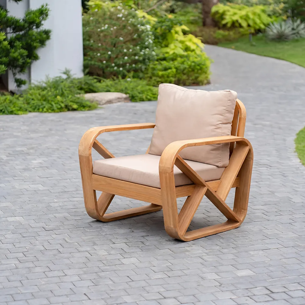 Bålamöllan loungestol inkl dynor Vit