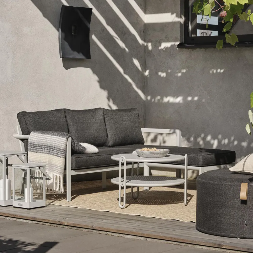 Delia divansoffa Ljusgrå/Antracit