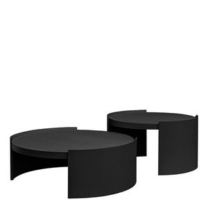 Oakland soffbord Ø80 cm Svart 