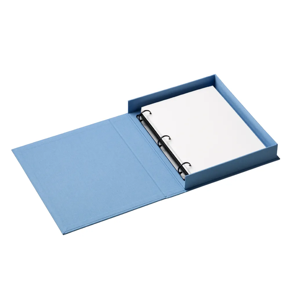 Bröllopsfotoalbum Happily Ever After Blue