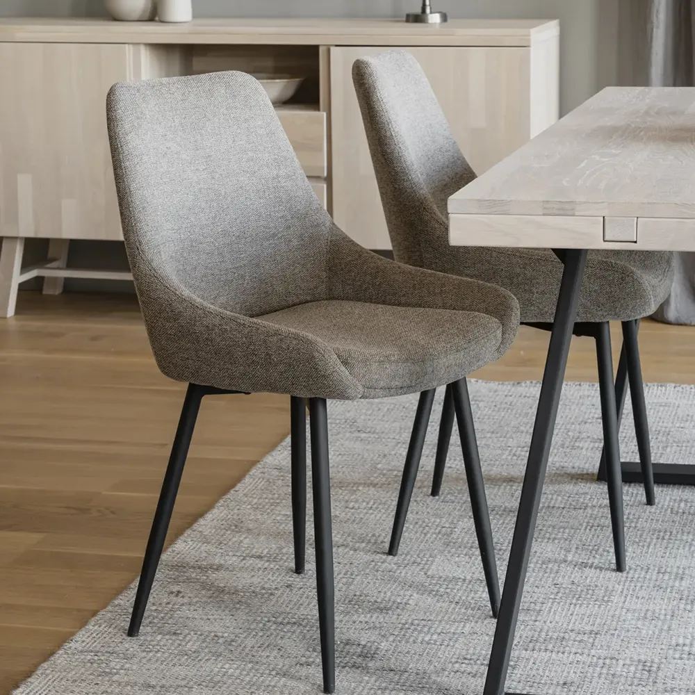 Sierra stol beige tyg