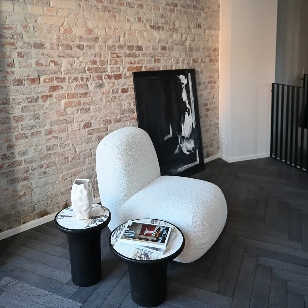 Trumpet Soffbord högt - Calacatta