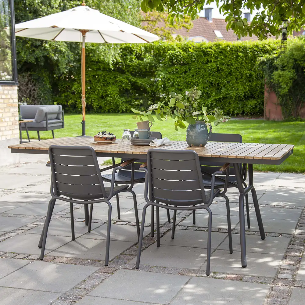 Parc matbord 197x88 cm teak