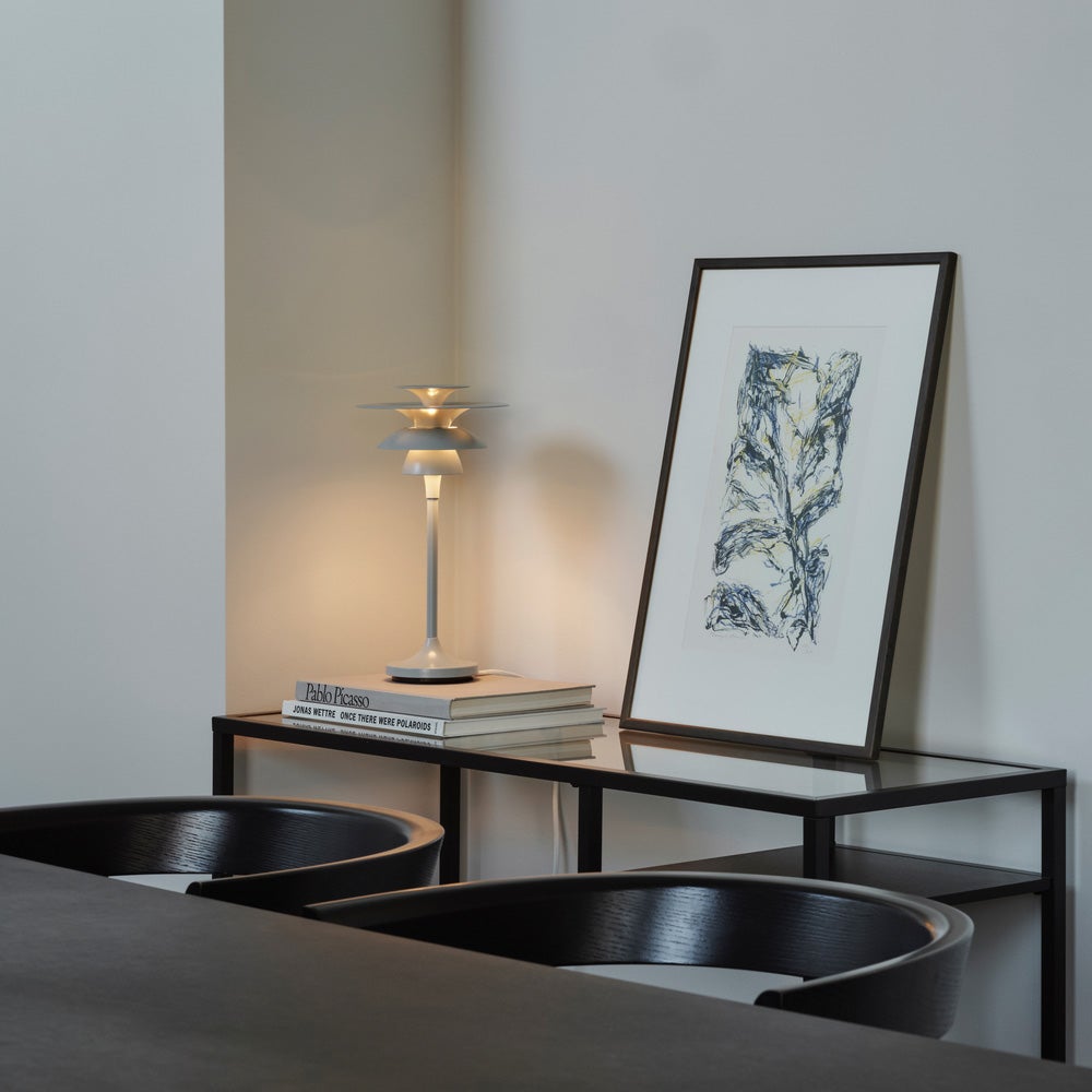 Picasso bordslampa H348 Isblå G4