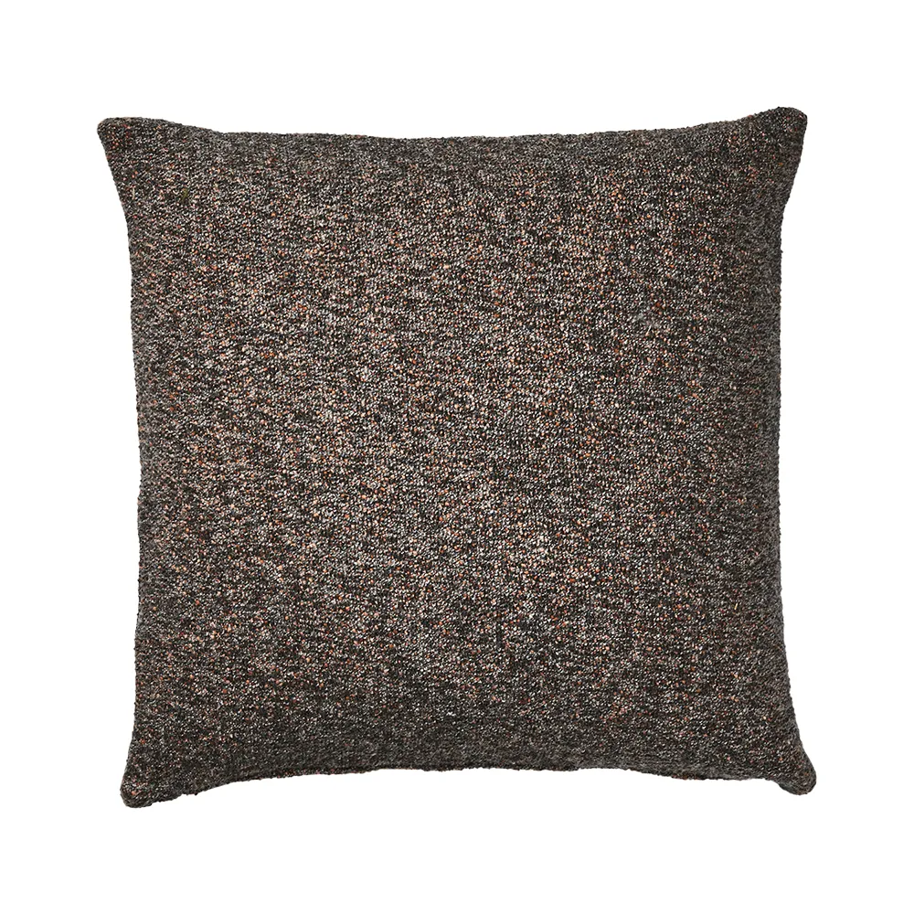 NINA kuddfodral grå/corall 50x50 cm