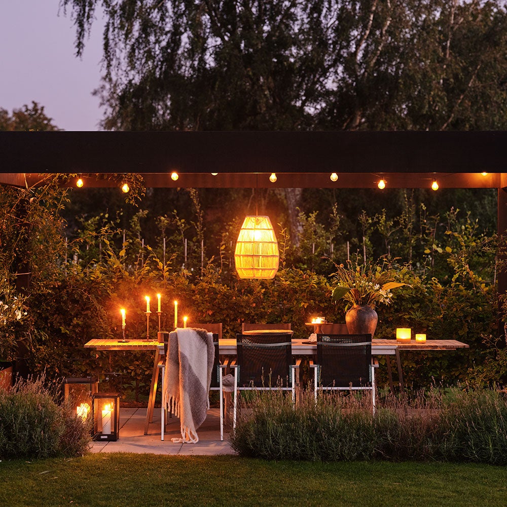 Naos matstol natur/grå teak 