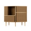 Audacious Highboard Skåp Ek/Sugar Brown