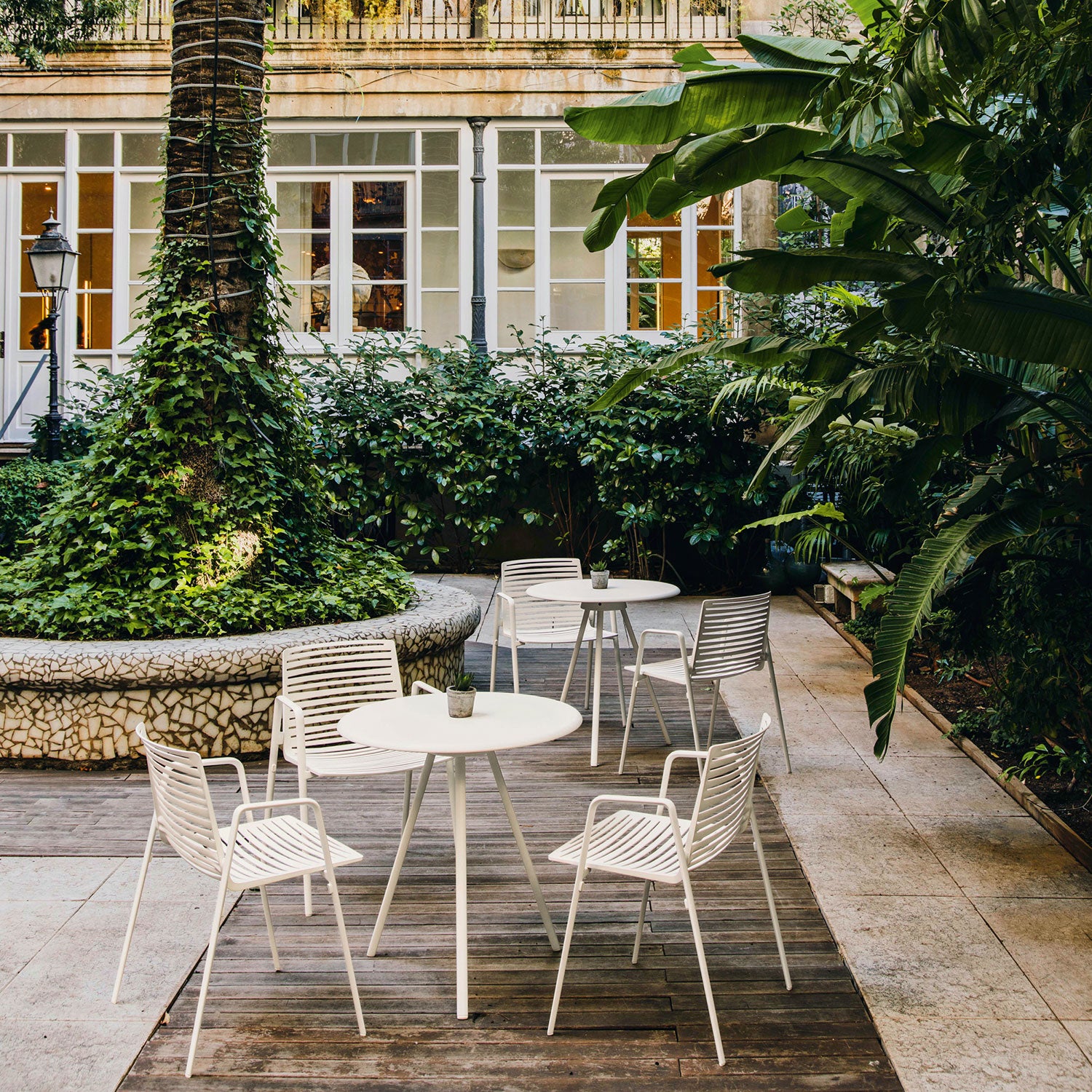 Zebra karmstol White