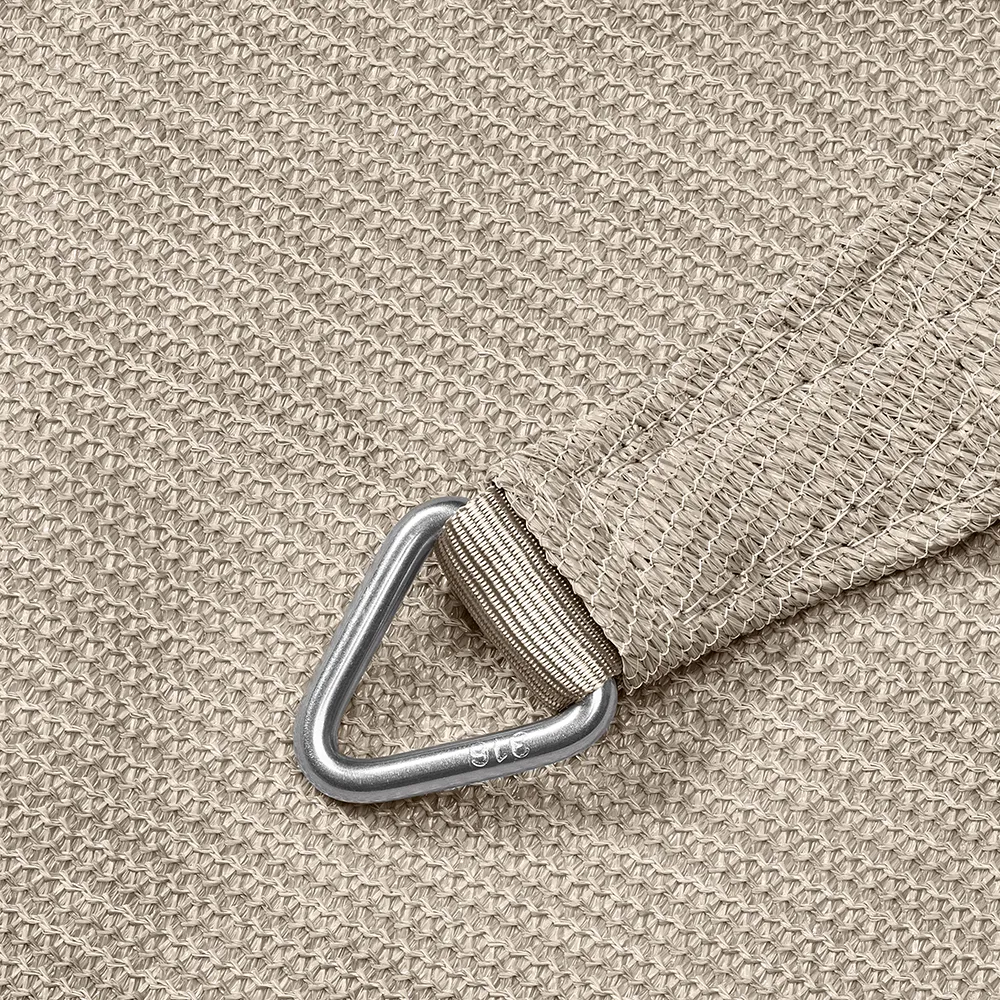 Coolfit solsegel kvadratiskt 360x360cm greige