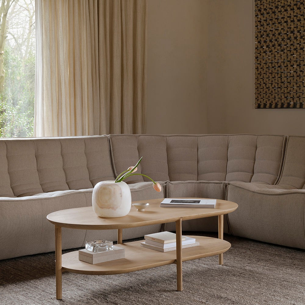 Bok Soffbord Ek 120x60 cm