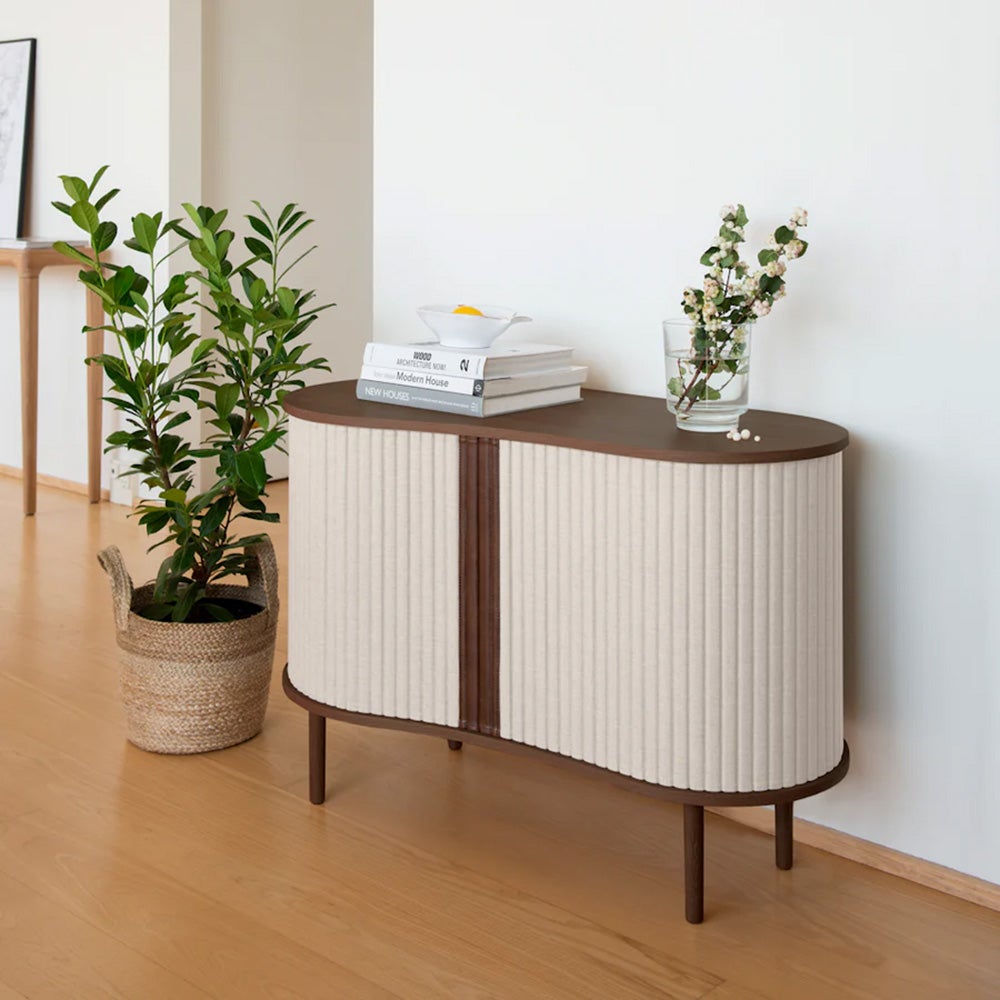 Audacious Skåp Mörk Ek/White Sands