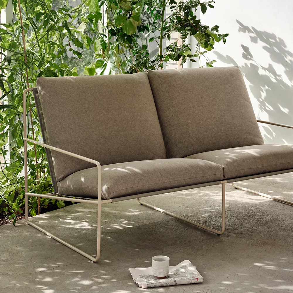 Desert 2-sits soffa Cashmere/Dark Sand