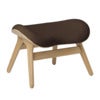 A Conversation Piece Ottoman Fotpall Oak/Teddy Brown