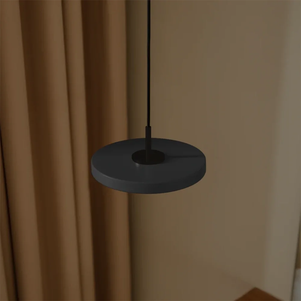 Asteria Micro Taklampa Ø15 cm Anthracite Grey/svart