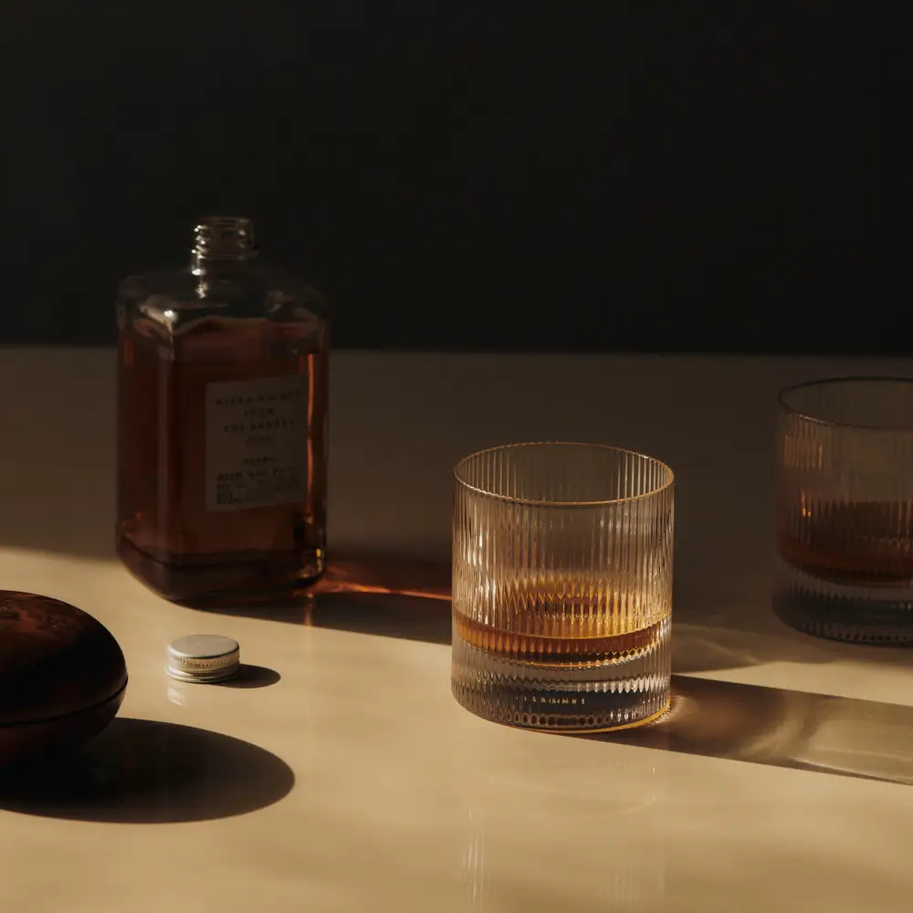 Ripple Tumbler Glas 2-pack Clear