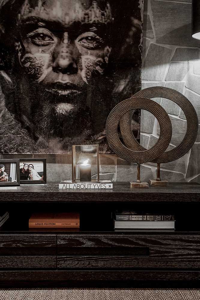 Anello Dekoration L Svart