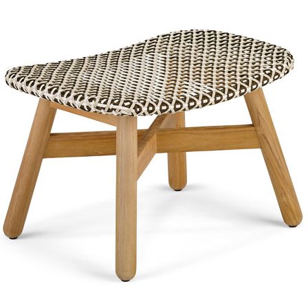 MBRACE fotpall i teak / konstrotting 