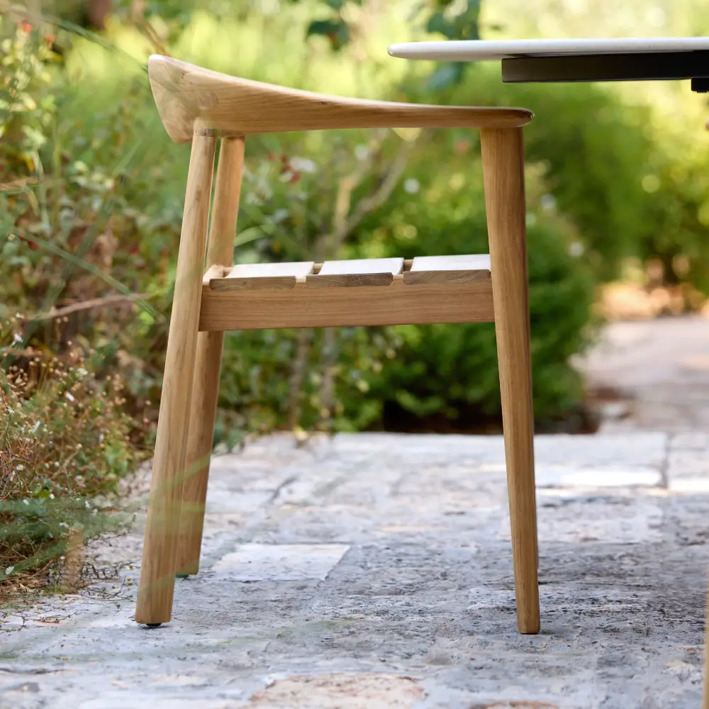 Majestic stol m/armstöd Teak