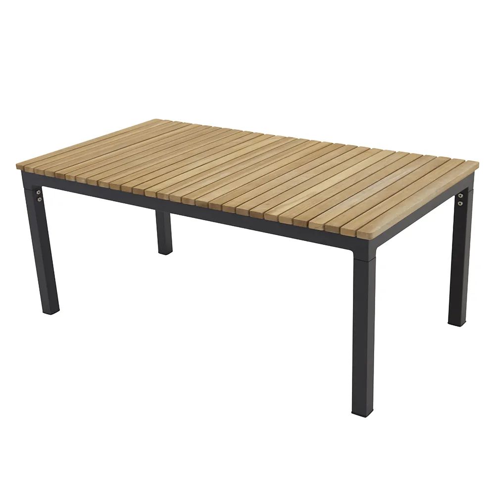 Brasilia soffbord Svart/Teak