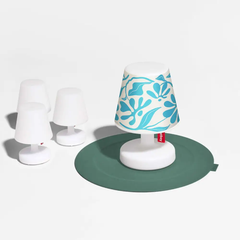 Cooper cappie lampskärm blue leaf