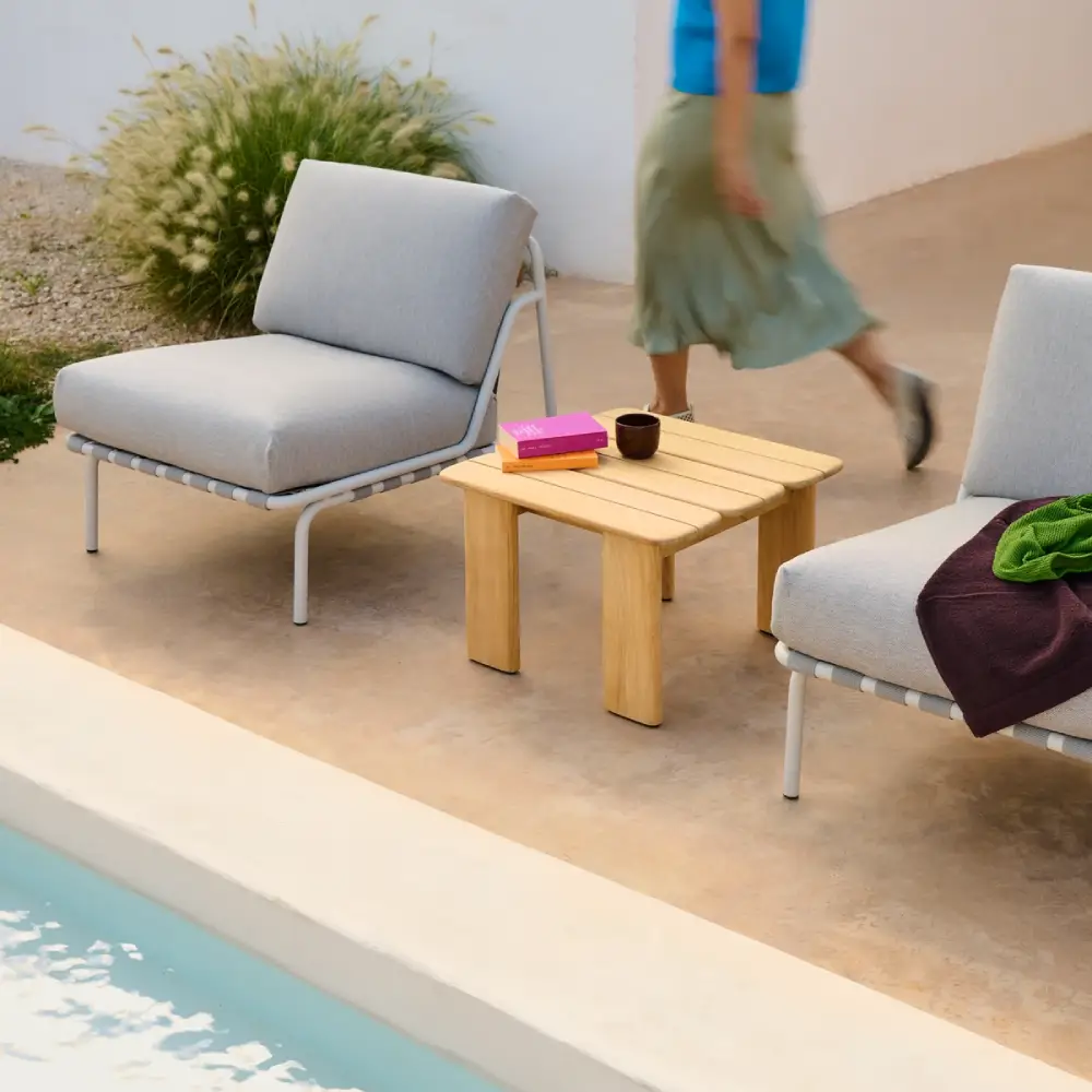 Soffbord Teak 55x55 Assemble