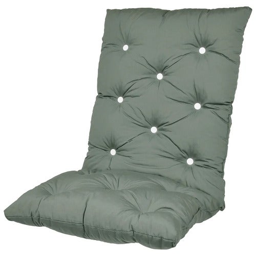 Högvik hög flockdyna Mossgrön