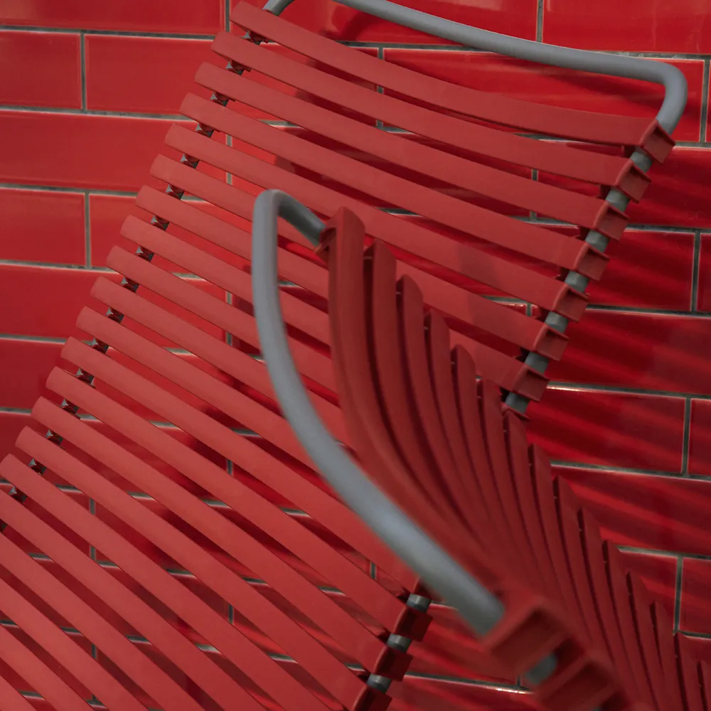 Click gungstol paprika/grey bamboo