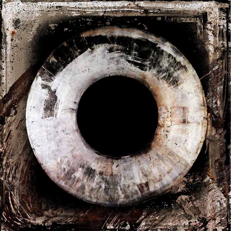 Väggdekoration Circle Earth Color 100X100 Cm