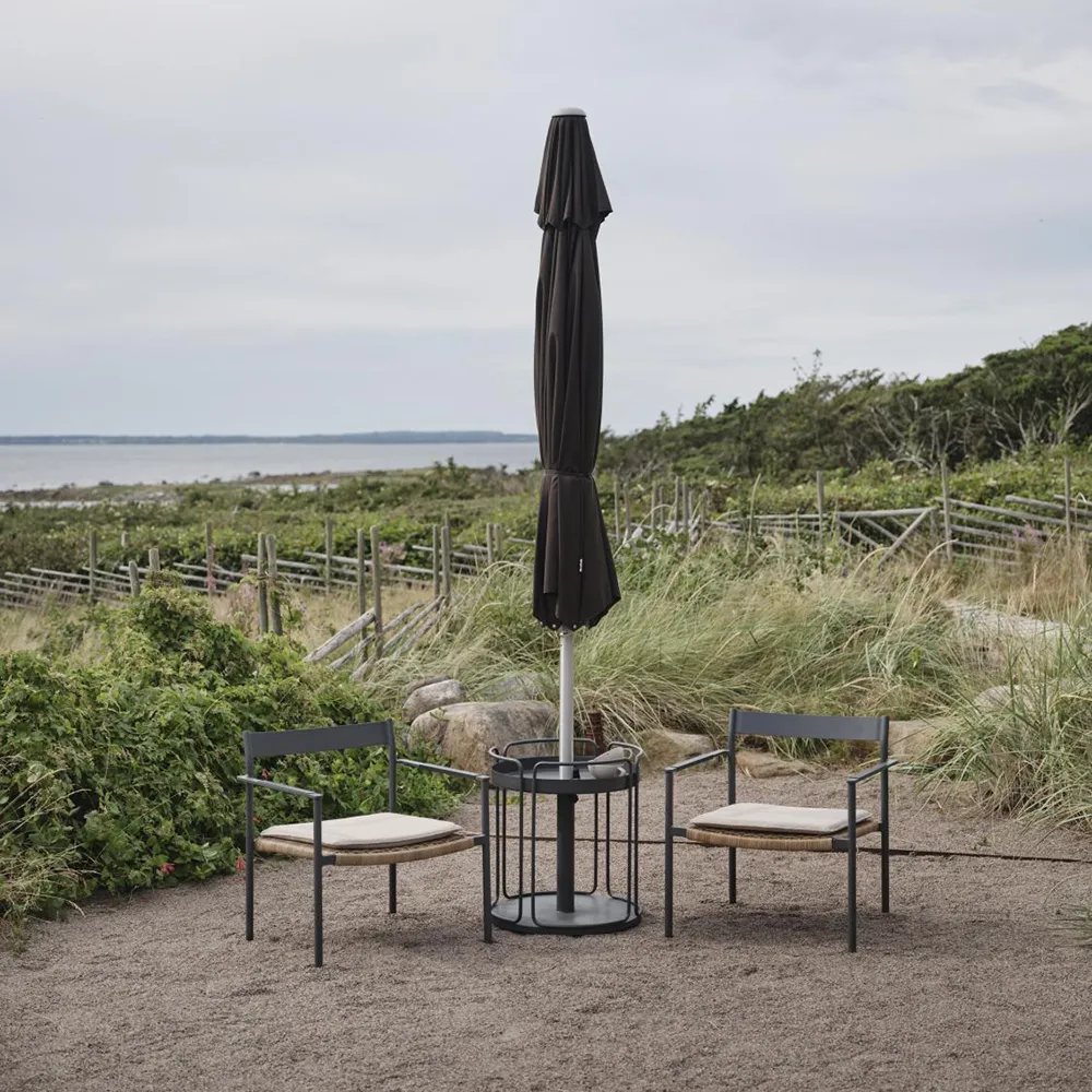 ABRIOLA - Parasoll Ø330 cm-svart