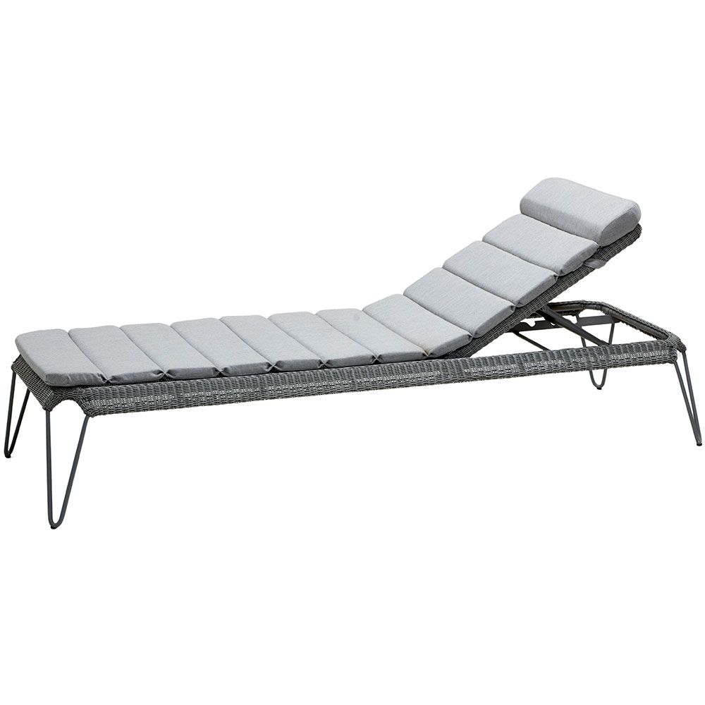 Breeze Solsängsdyna Ljusgrå 