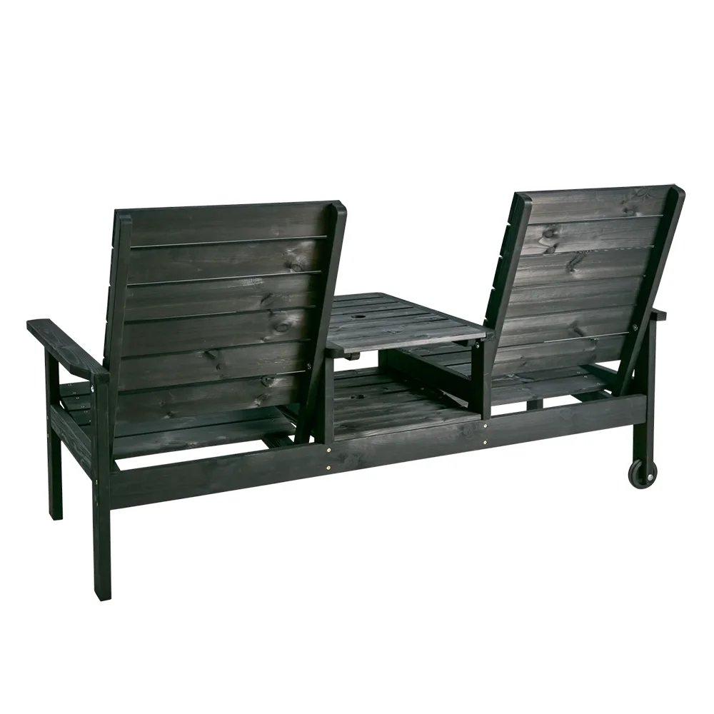 DU o JA 2-sitssoffa Svart 