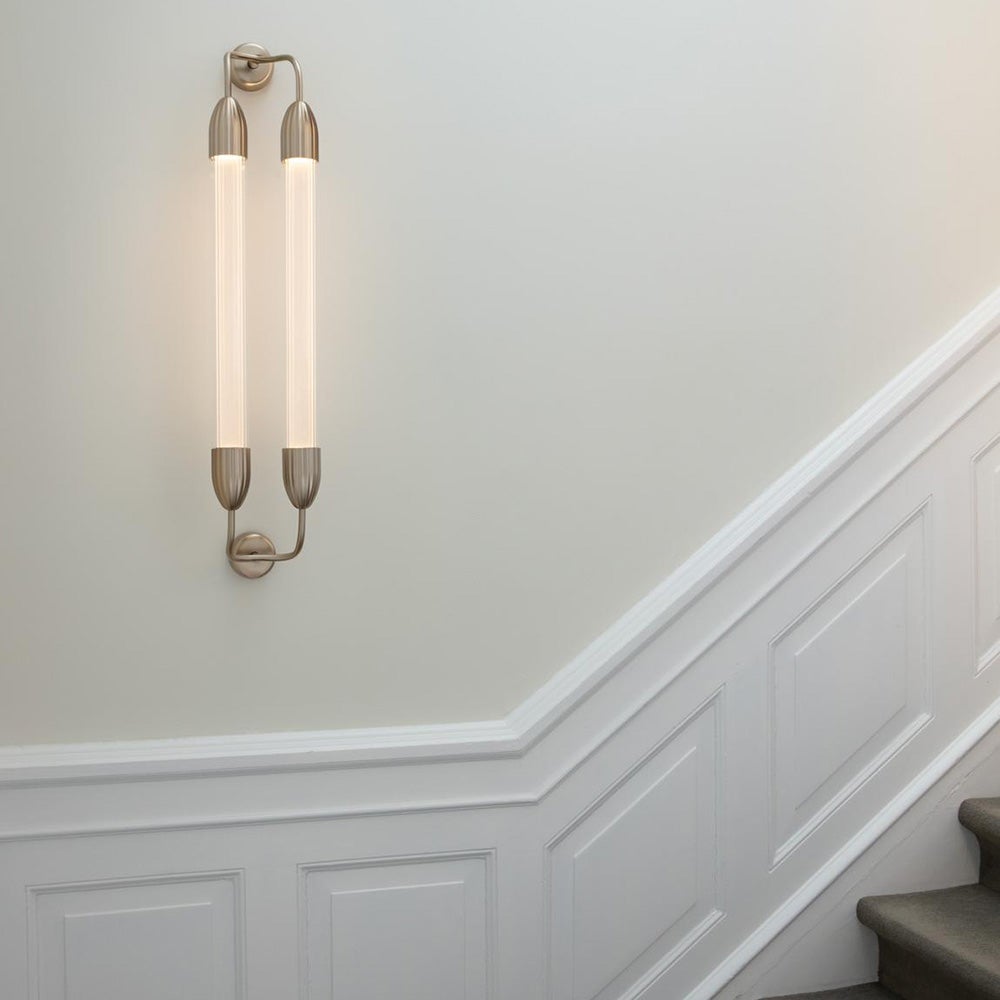 Lemon Squeeze Vägglampa Dubbel 94cm Mässing