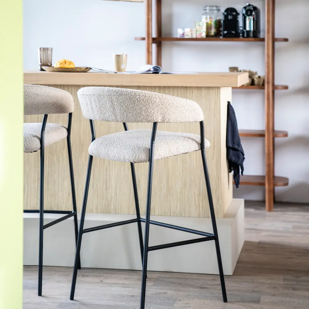 Luka Barstol - taupe Copenhagen