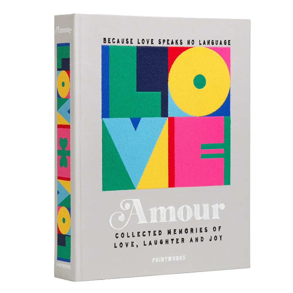 Broderat Fotoalbum - Amour