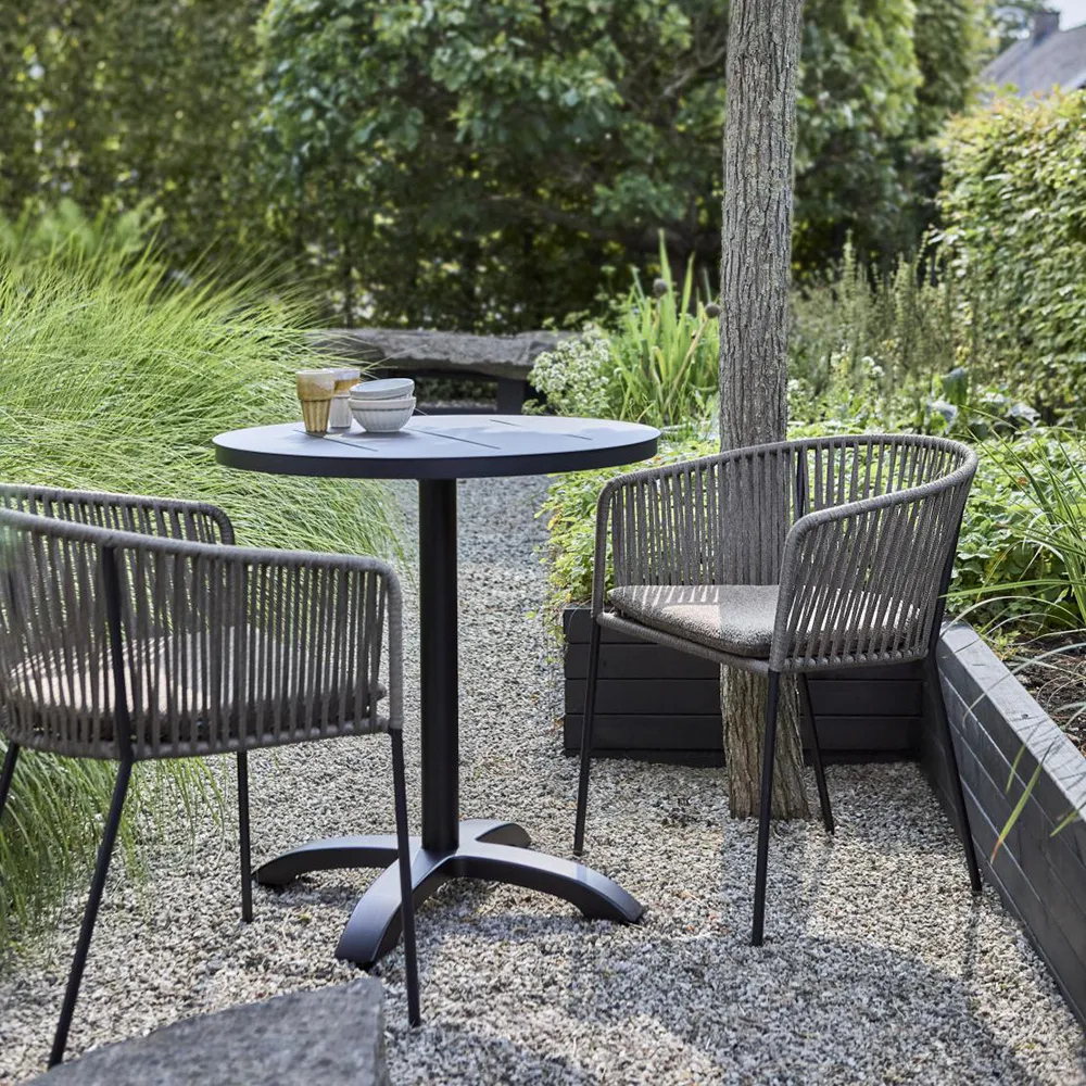 Piatto Karmstol Raw Peanut /Black